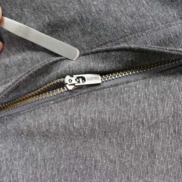 Duluth Trading Pants Incog-Chino Mens 38x30 Gray Knit Stretchy Comfy Business - Picture 13 of 16